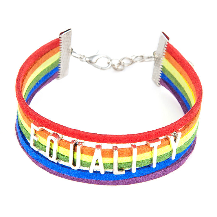 Pride and Equality Braided Bracelet
