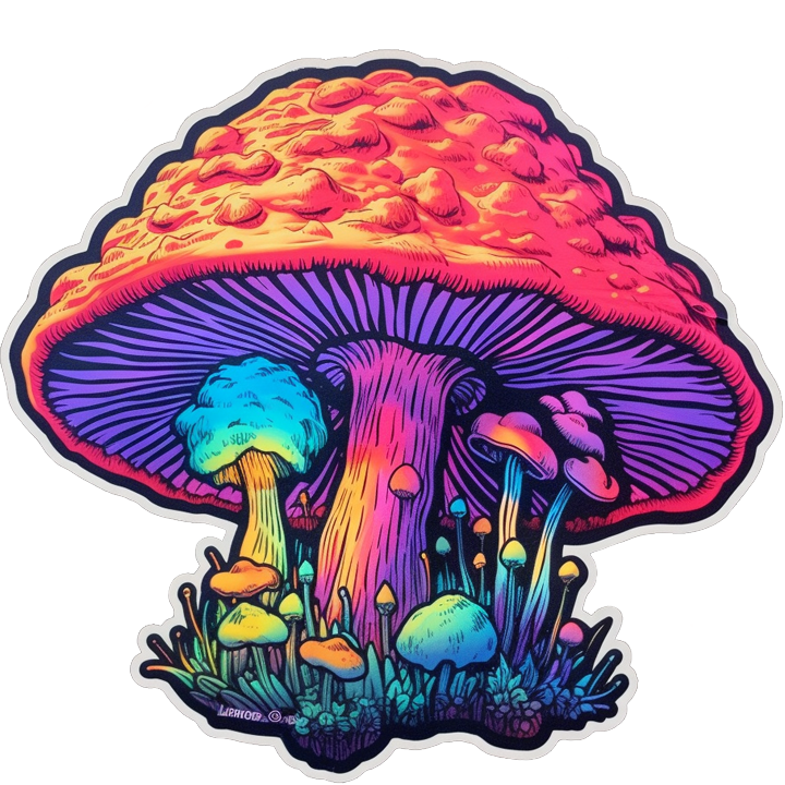 Vibrant Mushroom #1