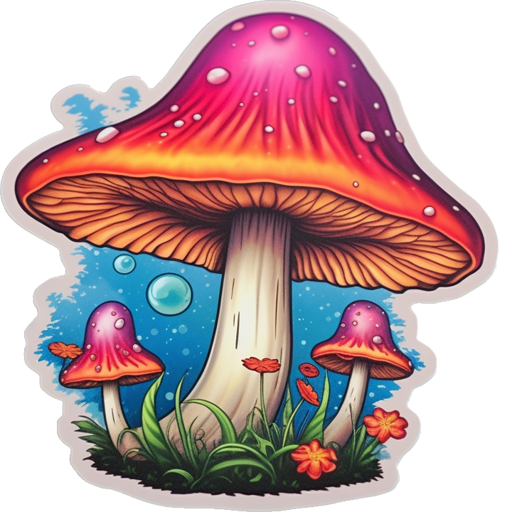 Vibrant Mushroom #2