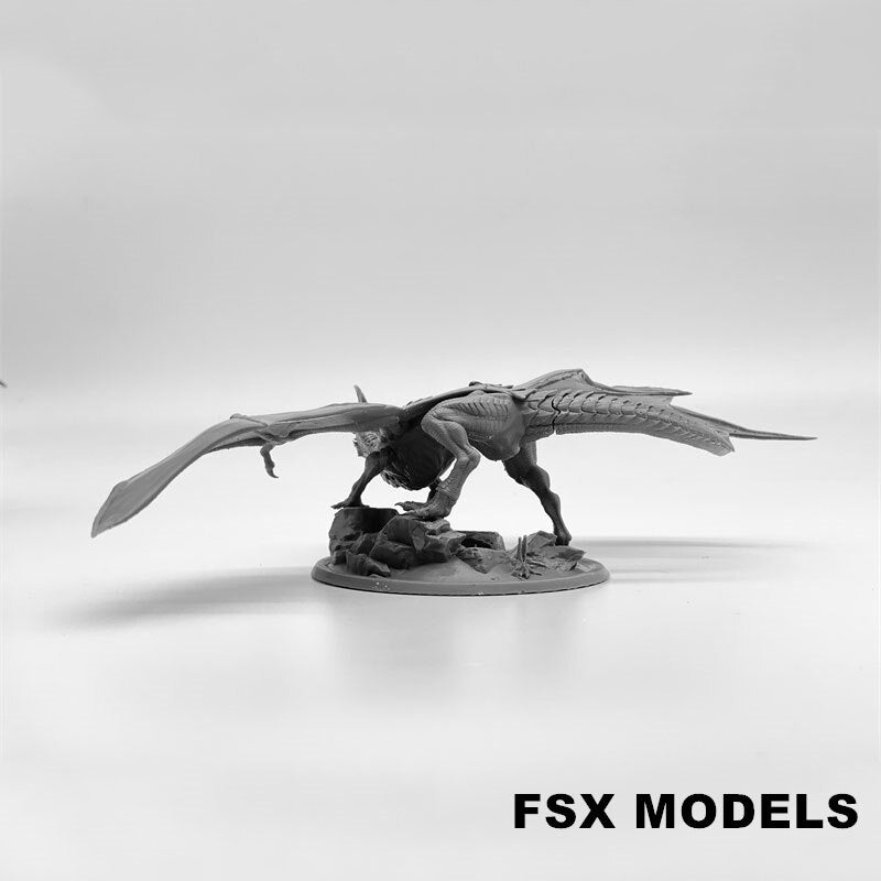 Kit de modèle en résine de dragon d'envergure de 25 cm, non peint