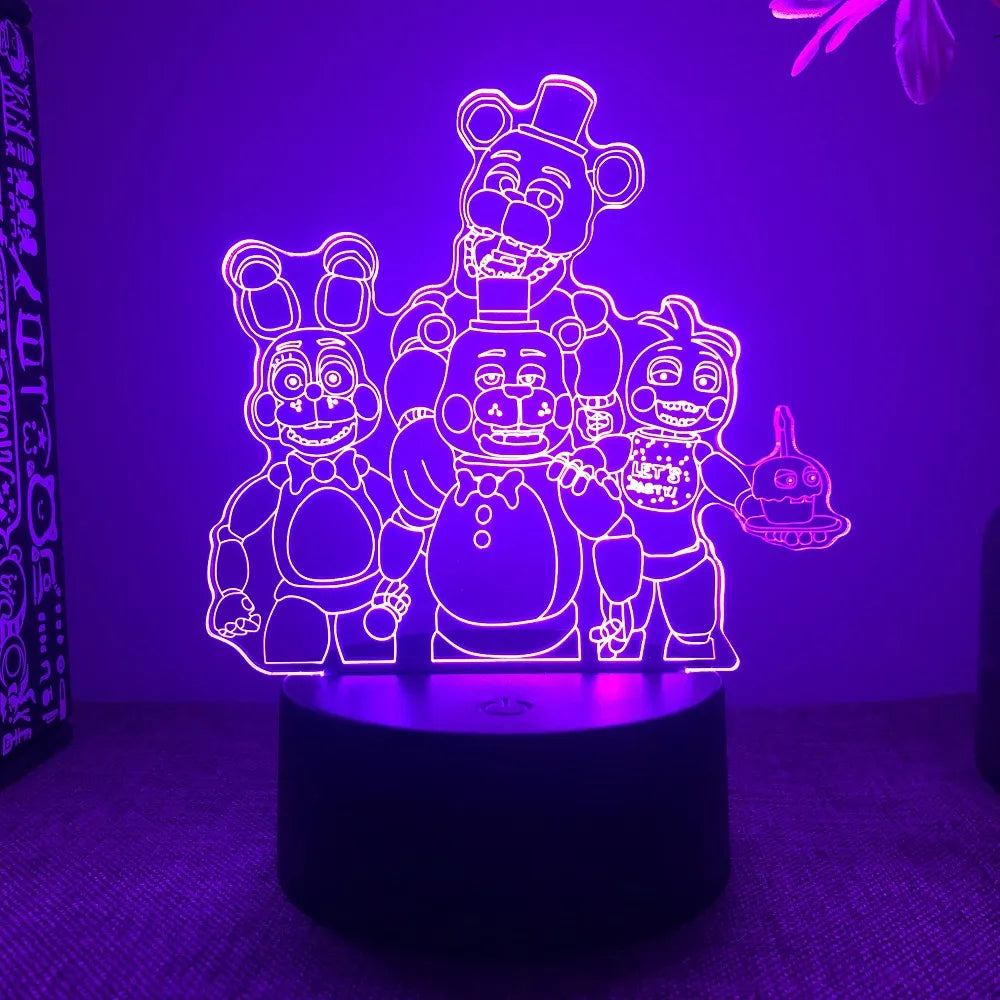 3D Visual Illusion Lights -  Five Nights at Freddy's