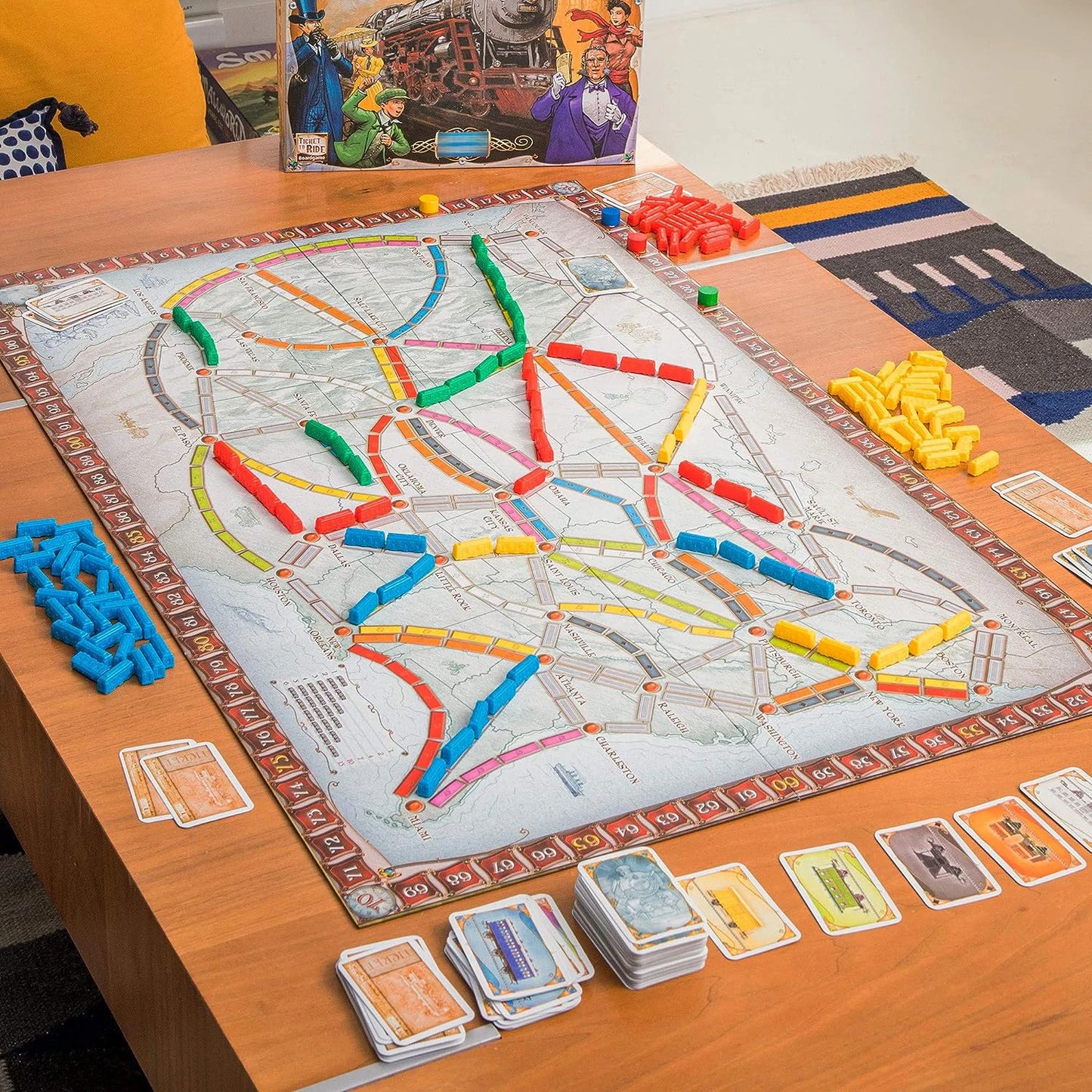 Ticket to Ride: The Cross-country Train Adventure Game!