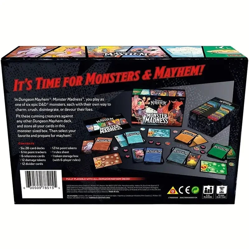 Dungeon Mayhem: Monster Madness Card Game