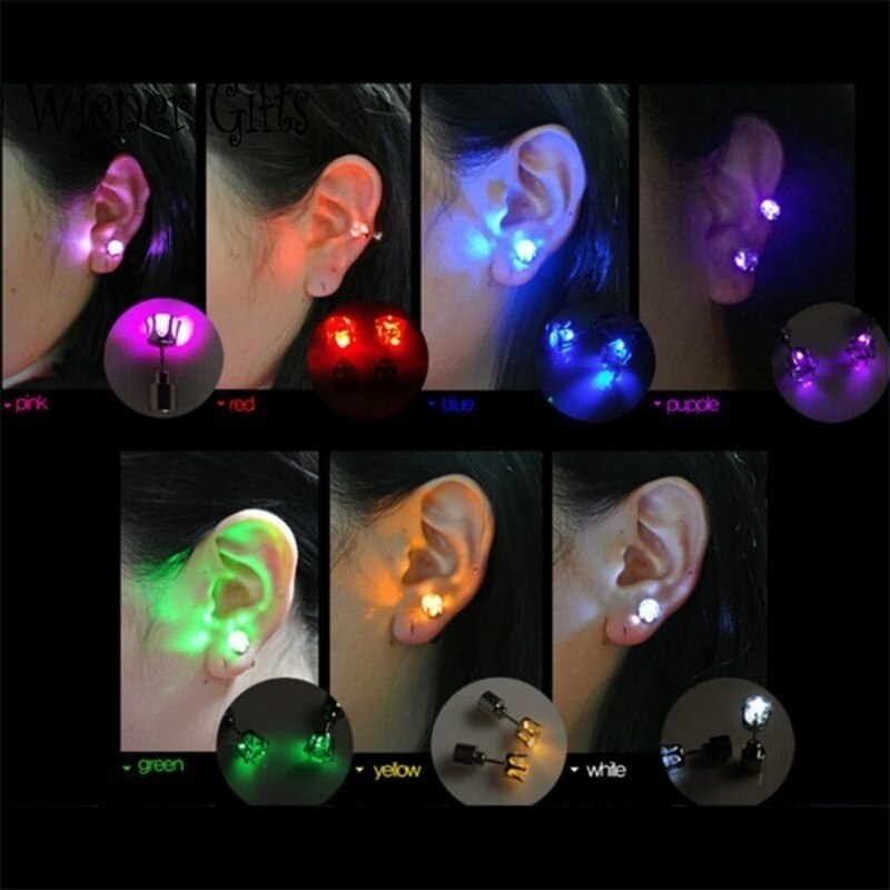 Light Up LED Ear Studs