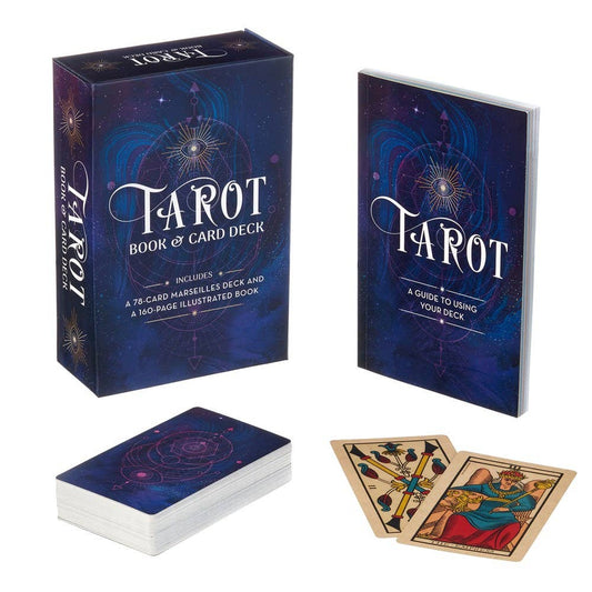 Tarot Book &amp; Card Deck : 78-Card Marseille Deck &amp; Guide