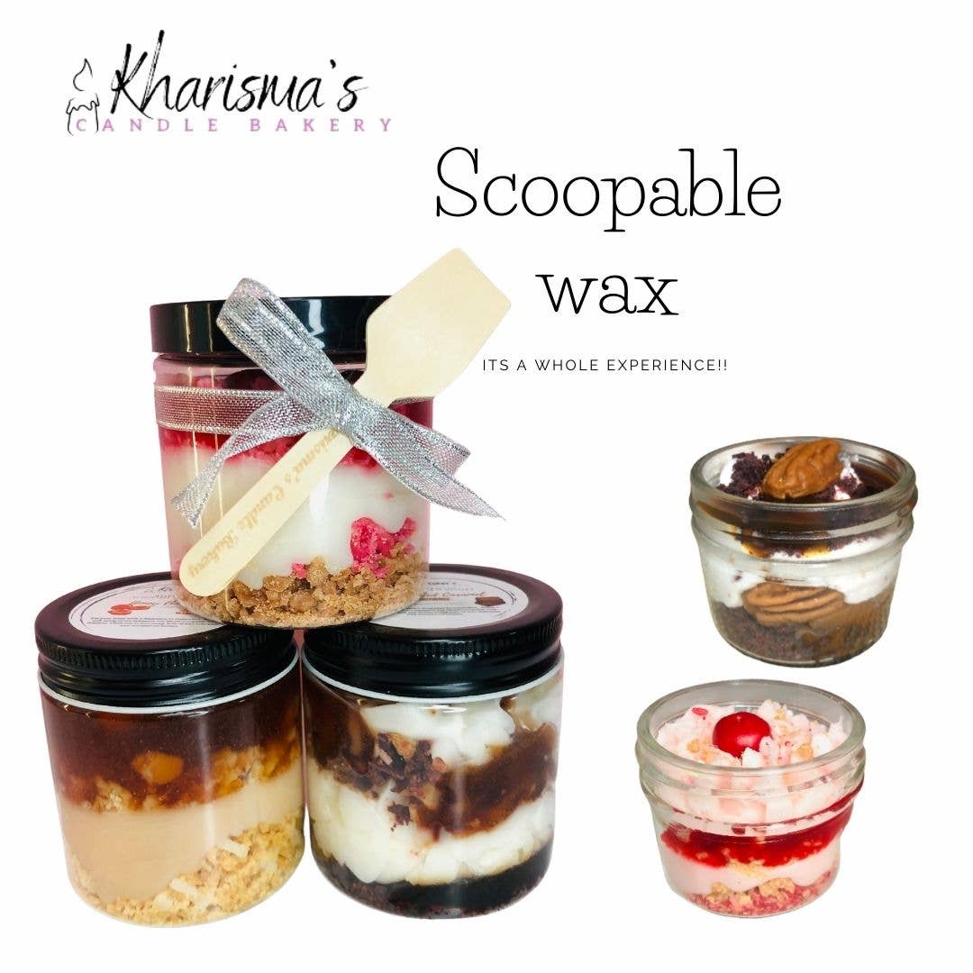 Cake in a Jar Scoopable wax melt desserts