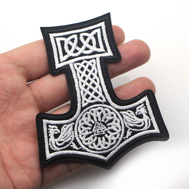Mjolnir Embroidered Patch