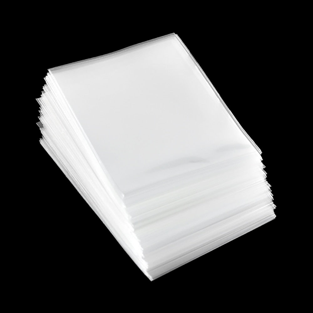 100 Count High Quality Transparent Card Sleeves.