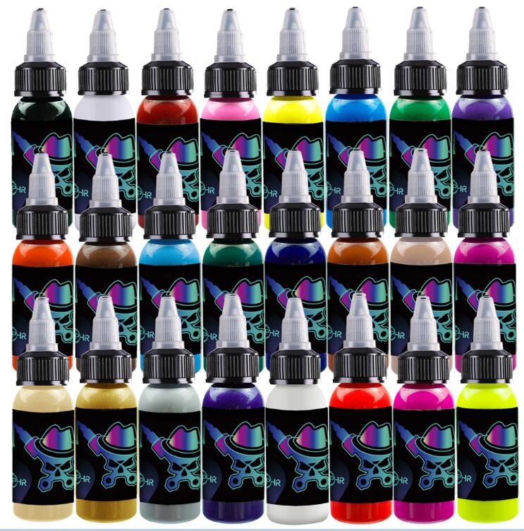 SAGUD 24 Colors Airbrush Acrylic Paint Sets Water-Based Spray