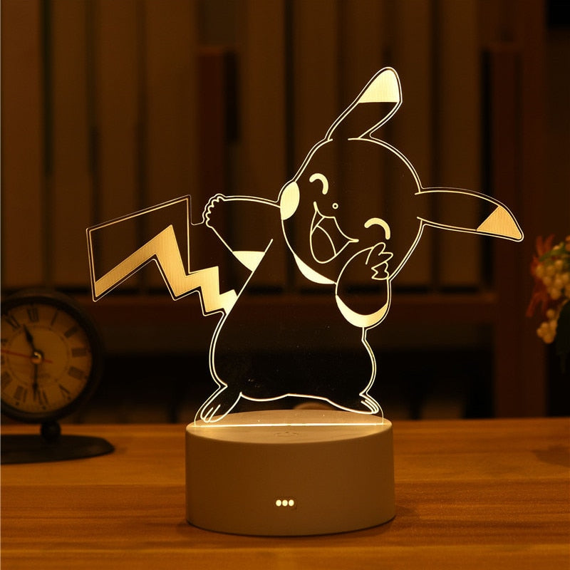 Veilleuse LED 3D Pikachu