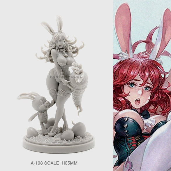 35mm Figurine en résine Bunny Beauty